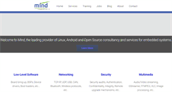 Desktop Screenshot of mind.be