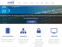 Tablet Screenshot of mind.be